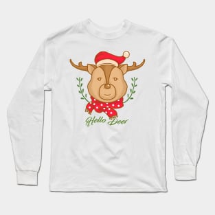 hello deer Long Sleeve T-Shirt